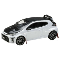 HJ643024RPW 1/64 Toyota GRMN YARIS RALLY PACKAGE with GR Parts PLATINUM WHITE PEARL MICA