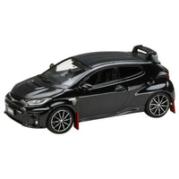 HJ643024RBK 1/64 Toyota GRMN YARIS RALLY PACKAGE with GR Parts PRECIOUS BLACK PEARL
