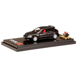 HJ642016BK HJ64 1/64 Honda CIVIC TYPE R (GF-EK9) with Engine Display Model STARLIGHT BLACK PEARL