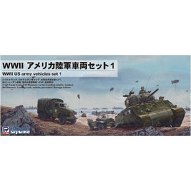 SW28 1/700 WWII アメリカ陸軍車両セット 1