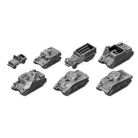 MI07 1/700 WWII アメリカ軍用車両セット1