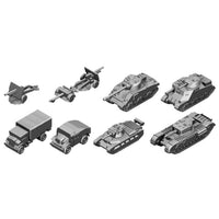 MI08 1/700 WWII イギリス軍用車両セット1