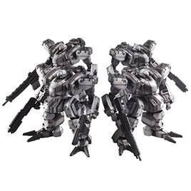 スクウェアエニックス フロントミッション ストラクチャーアーツ 1/72スケール プラスティック モデルキット シリー・ズ ゼニスDVホワイト 4機セット