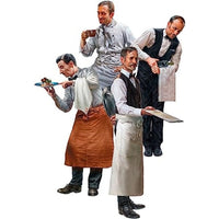 MA38052 ミニアート 1/35 ウェイター フィギュア4体入