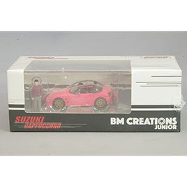 64B0094 BMC 1/64 スズキ カプチーノ 1998 カスタム ID ピンク フィギュア付