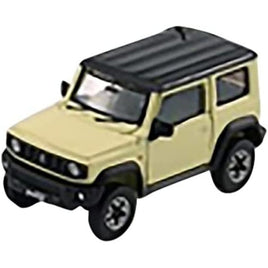 64B0271 BM CREATIONS 1/64 スズキ ジムニー (JB74) 2018 メタリックシフォンアイボリー/ブラックトップ RHD