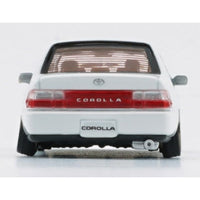 64B0335 BM CREATIONS 1/64 トヨタ カローラ 1996 AE100 パールホワイト/カーボンボンネット RHD