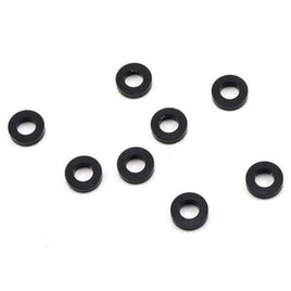 ZC-A3615BA φ3xφ6x1.5mm アルミシム8個入 (黒)