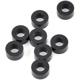 ZC-A3630BA φ3xφ6x3.0mm アルミシム8個入 (黒)