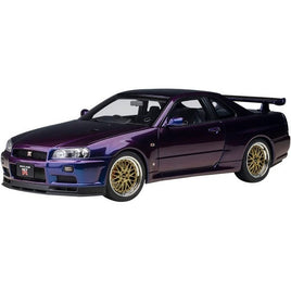 77403 1/18 日産 スカイライン GT-R (R34) Vスペック II ニュル 'BBS LMホイール・バージョン' (ミッドナイトパープルIII)