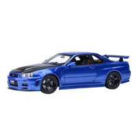 77460 1/18 ニスモ R34 GT-R Z-tune (ベイサイドブルー/カーボンブラック・ボンネット)