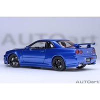 77460 1/18 ニスモ R34 GT-R Z-tune (ベイサイドブルー/カーボンブラック・ボンネット)