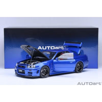 77460 1/18 ニスモ R34 GT-R Z-tune (ベイサイドブルー/カーボンブラック・ボンネット)