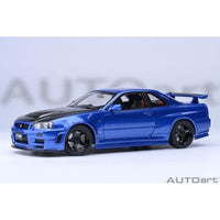 77460 1/18 ニスモ R34 GT-R Z-tune (ベイサイドブルー/カーボンブラック・ボンネット)