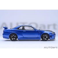 77460 1/18 ニスモ R34 GT-R Z-tune (ベイサイドブルー/カーボンブラック・ボンネット)