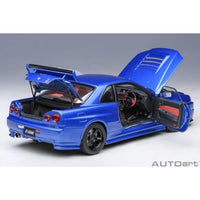 77462 1/18 ニスモ R34 GT-R Z-tune (ベイサイドブルー)