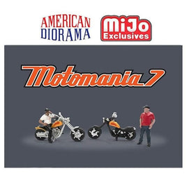 AD-76520MJ ターマックワークス 1/64 Figure Set - Motomania 7 Chopper Biker