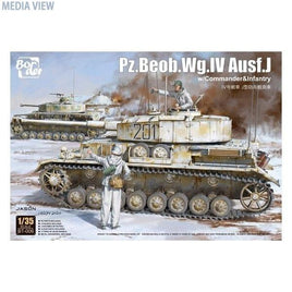 BT006 ボーダーモデル 1/35 ドイツIV号戦車J型 Pz.Beob.wg.砲兵観測車 w/フィギュア