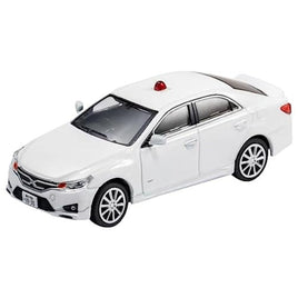 KS026-126 GCD 1/64 Toyota Mark X -RHD- (Police car stealth chariot) White