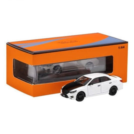 KS026-147 GCD64 1/64 Toyota Mark X -RHDblack wheel and black hood White