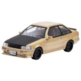 LL-009-25 GCD 1/64 Toyota Corolla LEVIN (RHD) GOLD