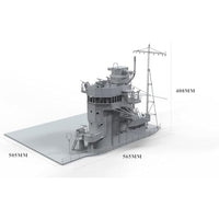 BSF001 ボーダーモデル 1/35 日本海軍 空母 赤城 艦橋 w/飛行甲板 + 九七式艦上攻撃機