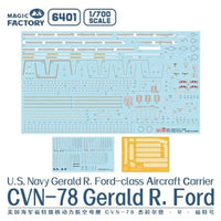 MGF6401 マジックファクトリー 1/700 ジェラルド・R・フォード級航空母艦 CVN-78 USS ジェラルド・R・フォード