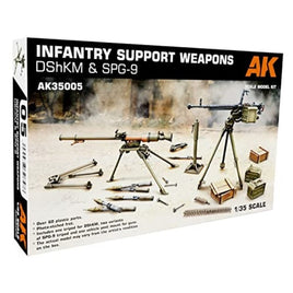 AK35005 AKインタラクティブ 1/35 ソビエト軍 歩兵サポートウェポン DShKM & SPG-9 セット