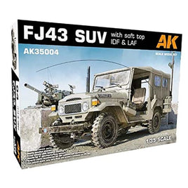 AK35004 AKインタラクティブ 1/35 現用小型四輪駆動ソフトトップ付きミリタリー仕様車 IDF/LAFタイプ