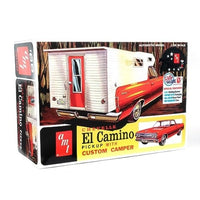 AMT1364 AMT 1/25 1965 シボレー エルカミーノ ピックアップ カスタムキャンパー付属