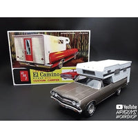 AMT1364 AMT 1/25 1965 シボレー エルカミーノ ピックアップ カスタムキャンパー付属