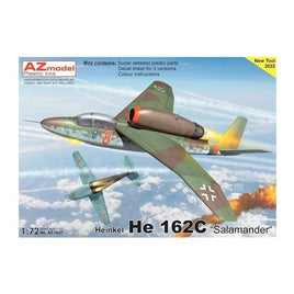 AZM7827 AZモデル 1/72 He162C サラマンダー
