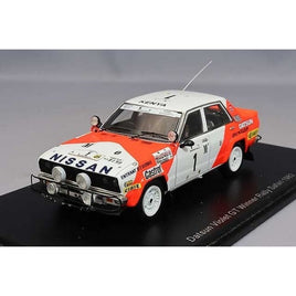 S7770 1/43 Datsun Violet GT No.1 Winner Rally Safari 1982 S. Mehta - M. Doughty