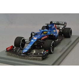 S7851 1/43 Alpine A521 No.14 Alpine F1 Team 3rd Qatar GP 2021  Fernando Alonso with No.3 Board and P
