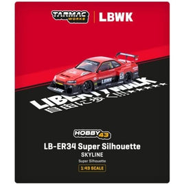 T43-021-SIL ターマックワークス 1/43 LB-ER34 Super Silhouette SKYLINE  Super Silhouette