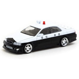 T64G-007-BW ターマックワークス 1/64 VERTEX Toyota Chaser JZX100 Black / White