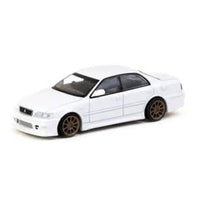 T64G-007-WH ターマックワークス 1/64 VERTEX Toyota Chaser JZX100 White Metallic