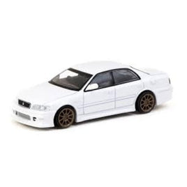 T64G-007-WH ターマックワークス 1/64 VERTEX Toyota Chaser JZX100 White Metallic