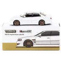 T64G-007-WH ターマックワークス 1/64 VERTEX Toyota Chaser JZX100 White Metallic