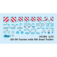 07196 トランペッター 1/72 ドイツ軍 ファウンエレファントSLT-56 タンクトランスポーター