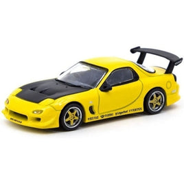 T64G-022-YL ターマックワークス 1/64 VERTEX Mazda RX-7 FD3S Yellow Metallic