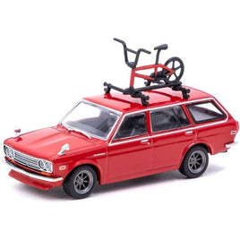 T64G-026-RE ターマックワークス 1/64 Datsun Bluebird 510 Wagon Red