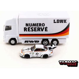 T64-017-LBWK ターマックワークス 1/64 RWB 993 LBWK With Truck Packaging