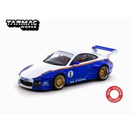 T43-TL026-BLW ターマックワークス 1/43 Old & New 997 Blue / White