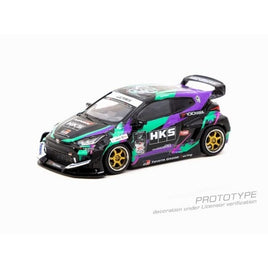 T64-080-HKS ターマックワークス 1/64 HKS Racing Performer GR YARIS