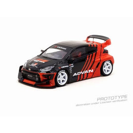 T43-025-ADV ターマックワークス 1/43 Pandem Toyota Yaris ADVAN