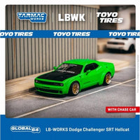 T64G-TL039-GR ターマックワークス 1/64 LB-WORKS Dodge Challenger SRT Hellcat Green Metallic
